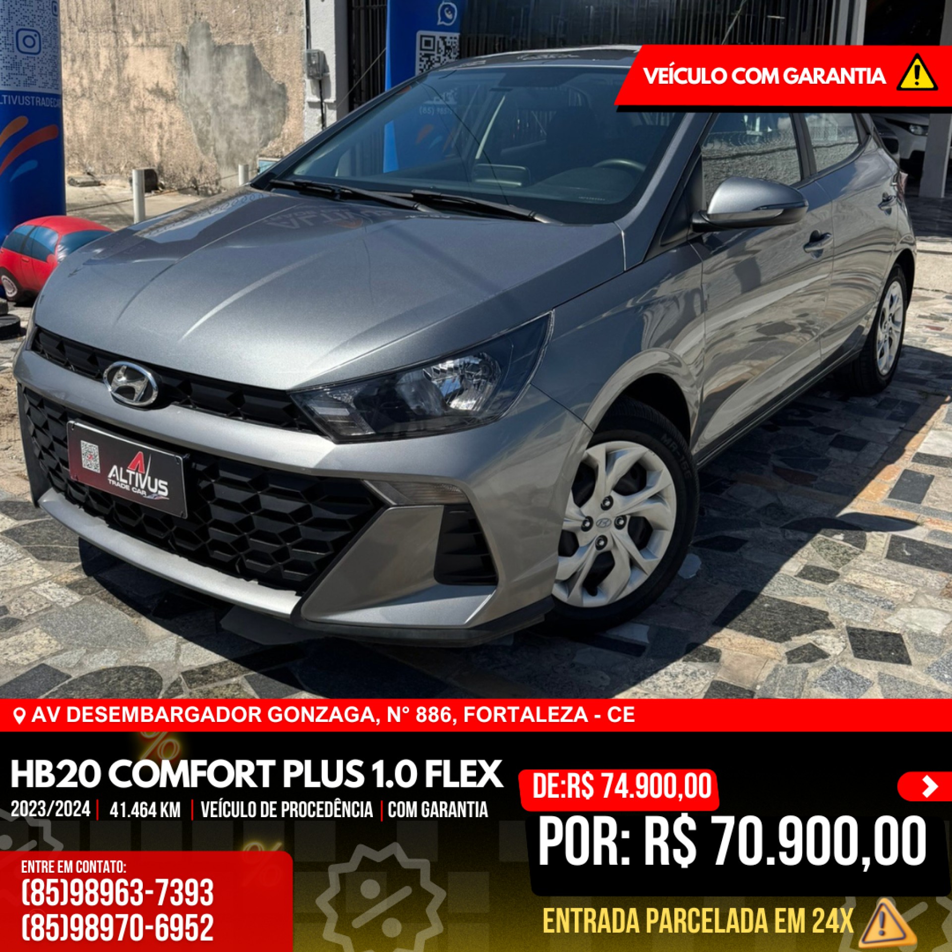 Hb20 Comfort Plus 1.0 Flex 12v Mec.