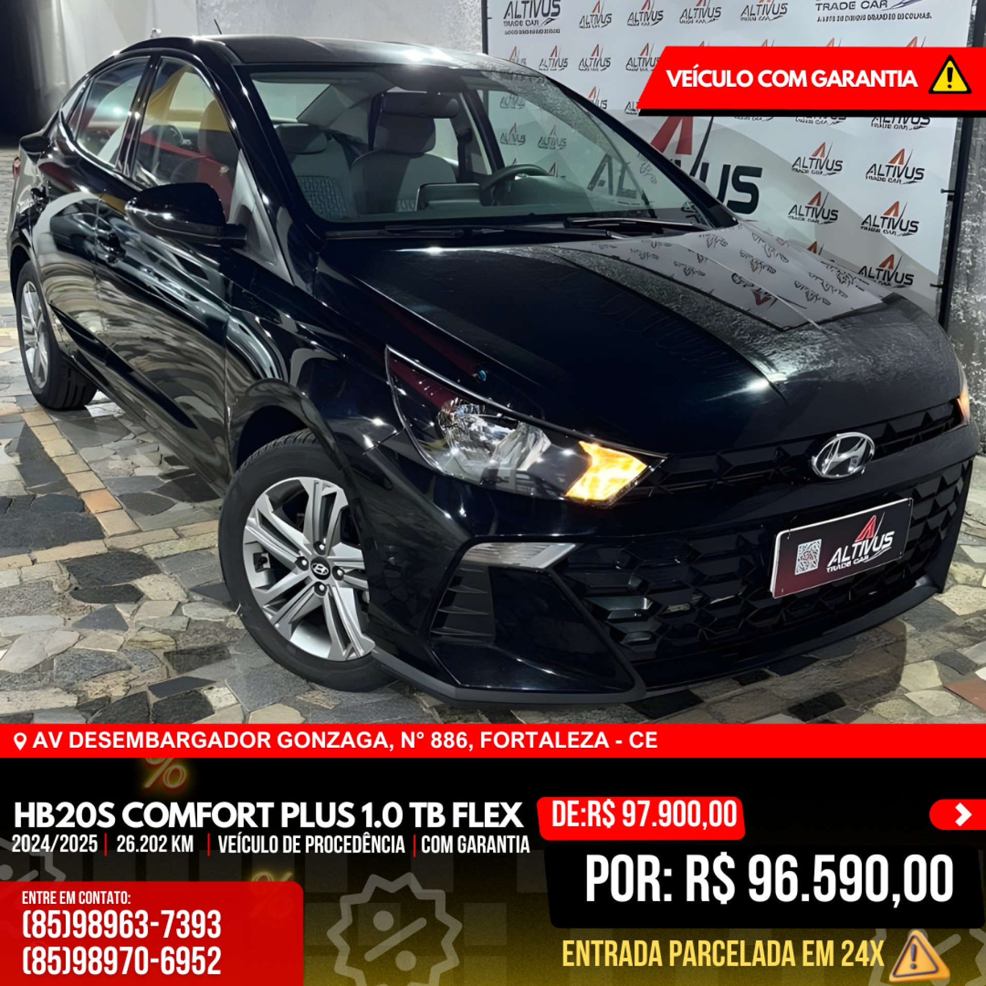 Hyundai Hb20s Comfort Plus 1.0 Tb Flex 12v Aut