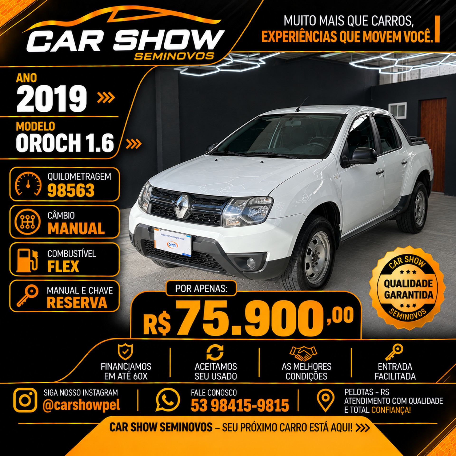 Renault Duster Oroch Express 1.6 Flex 16v Mec.