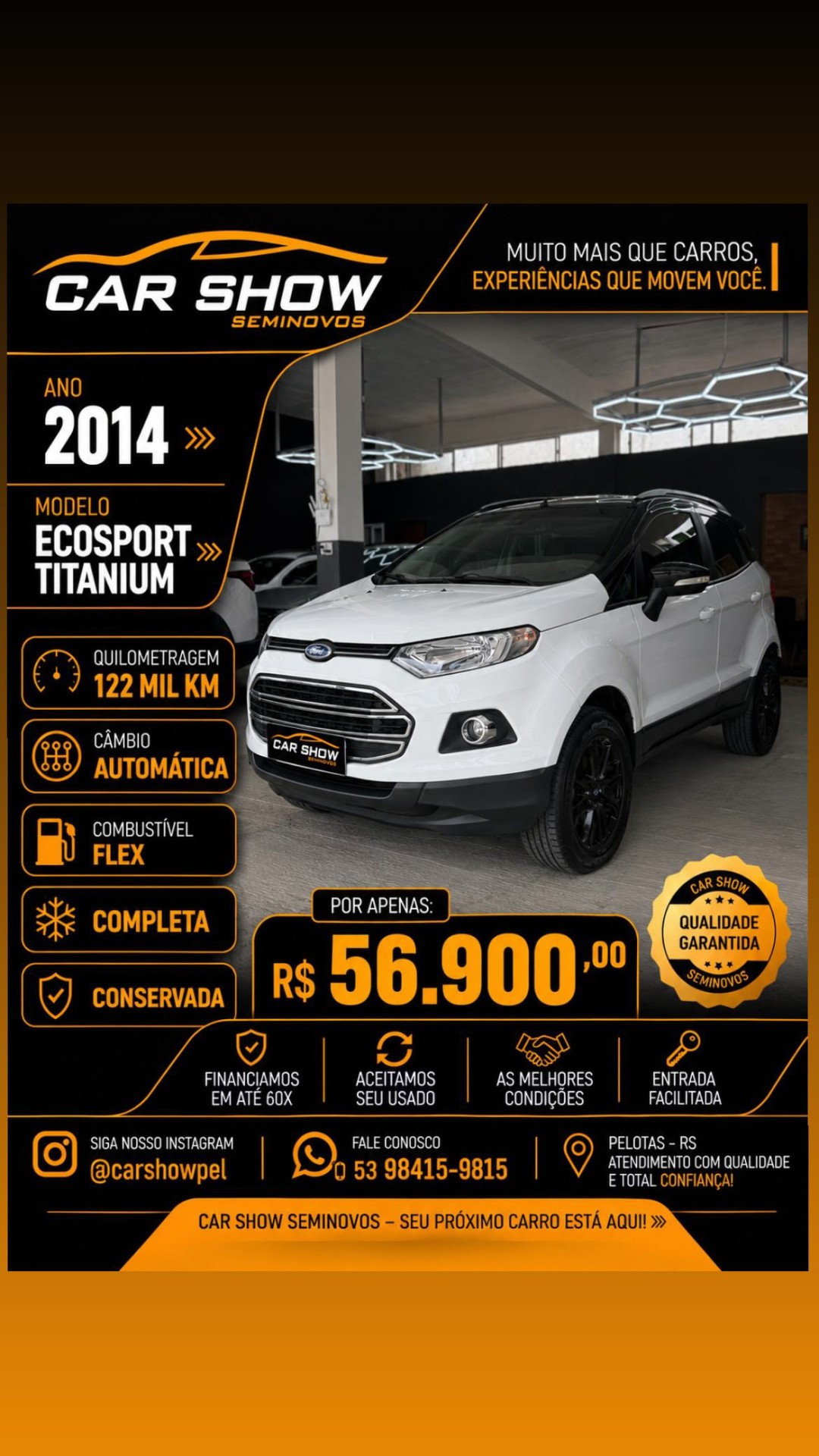 Ford Ecosport Titanium 2.0 16v Flex 5p Aut.