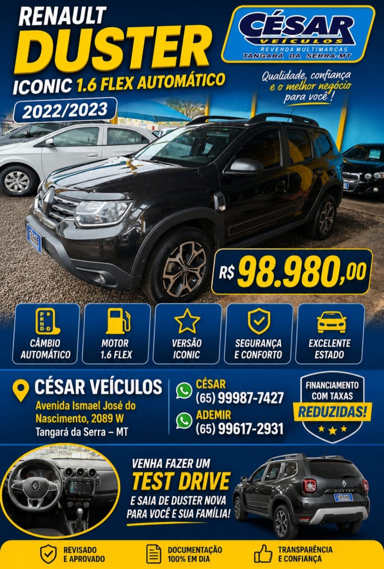 Renault Duster Iconic 1.6 16v Flex Aut.