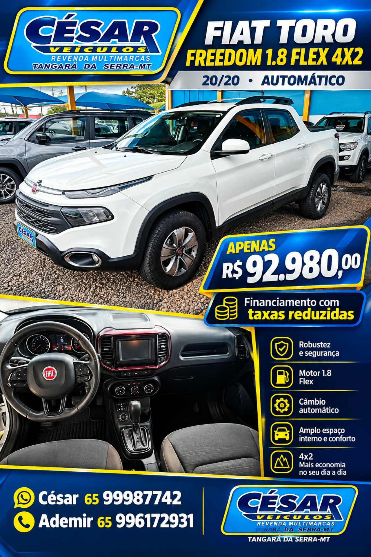 Fiat Toro Freedom 1.8 16v Flex Aut.
