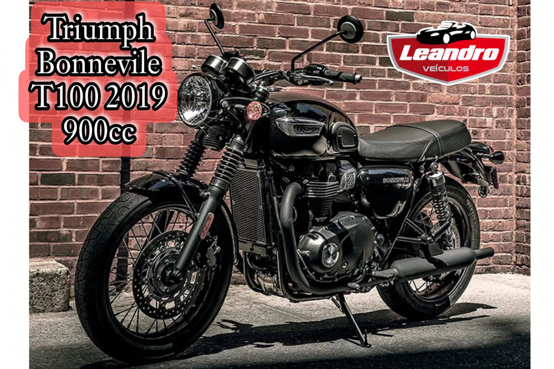 Foto Bonneville T100 Black