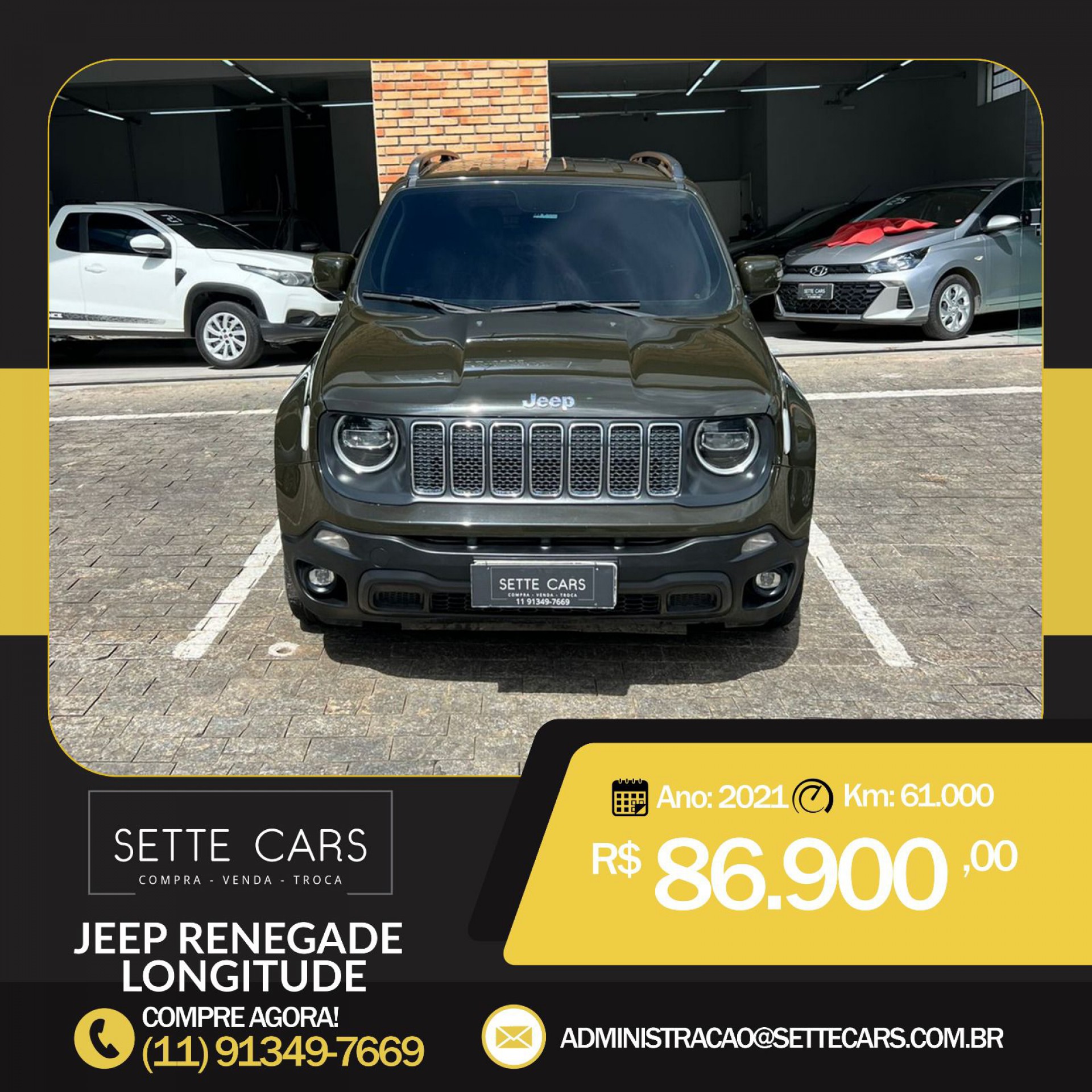 Foto Renegade Longitude 1.8 4x2 Flex 16v Aut.