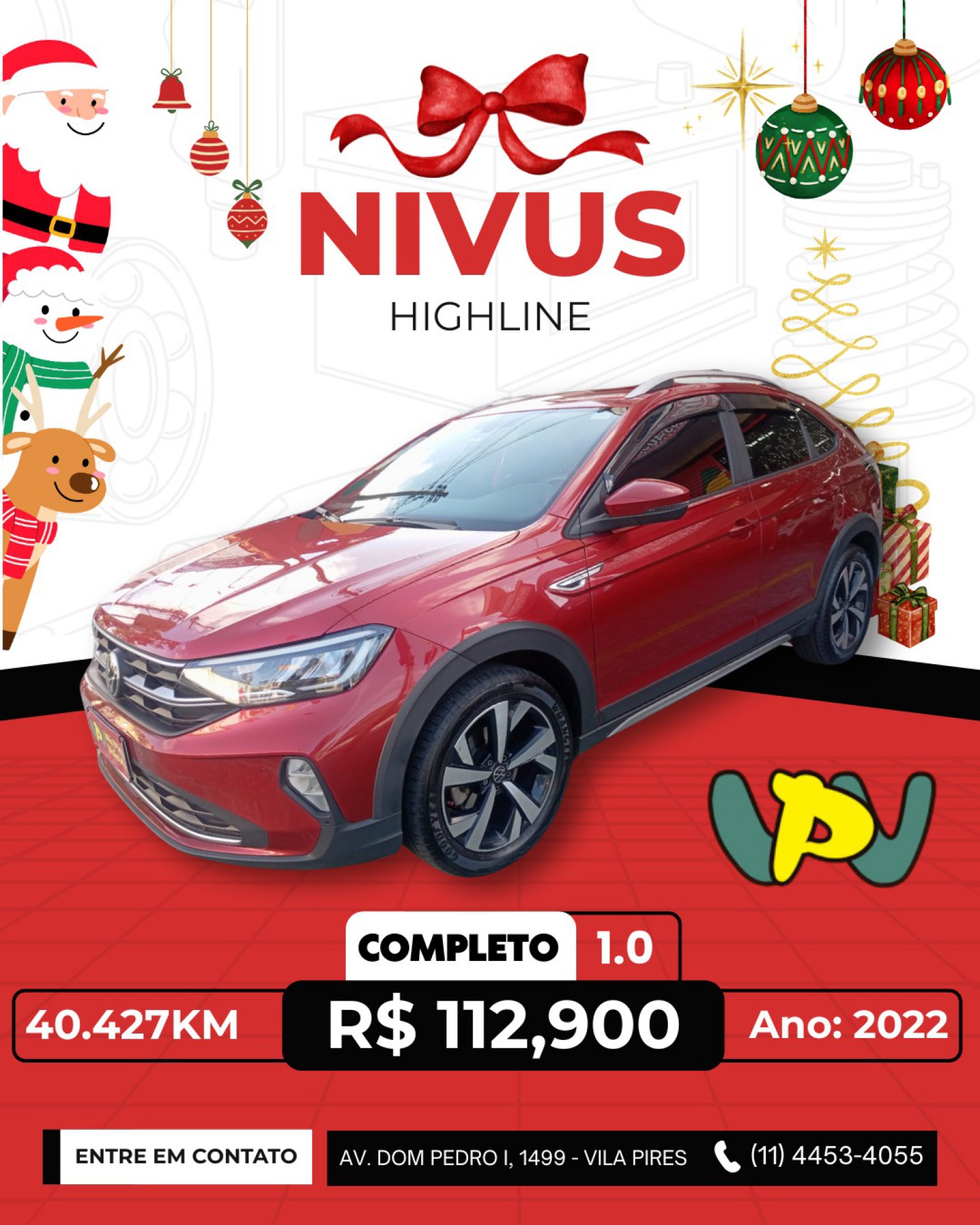 Foto Nivus Highline 1.0 200 Tsi Flex Aut.
