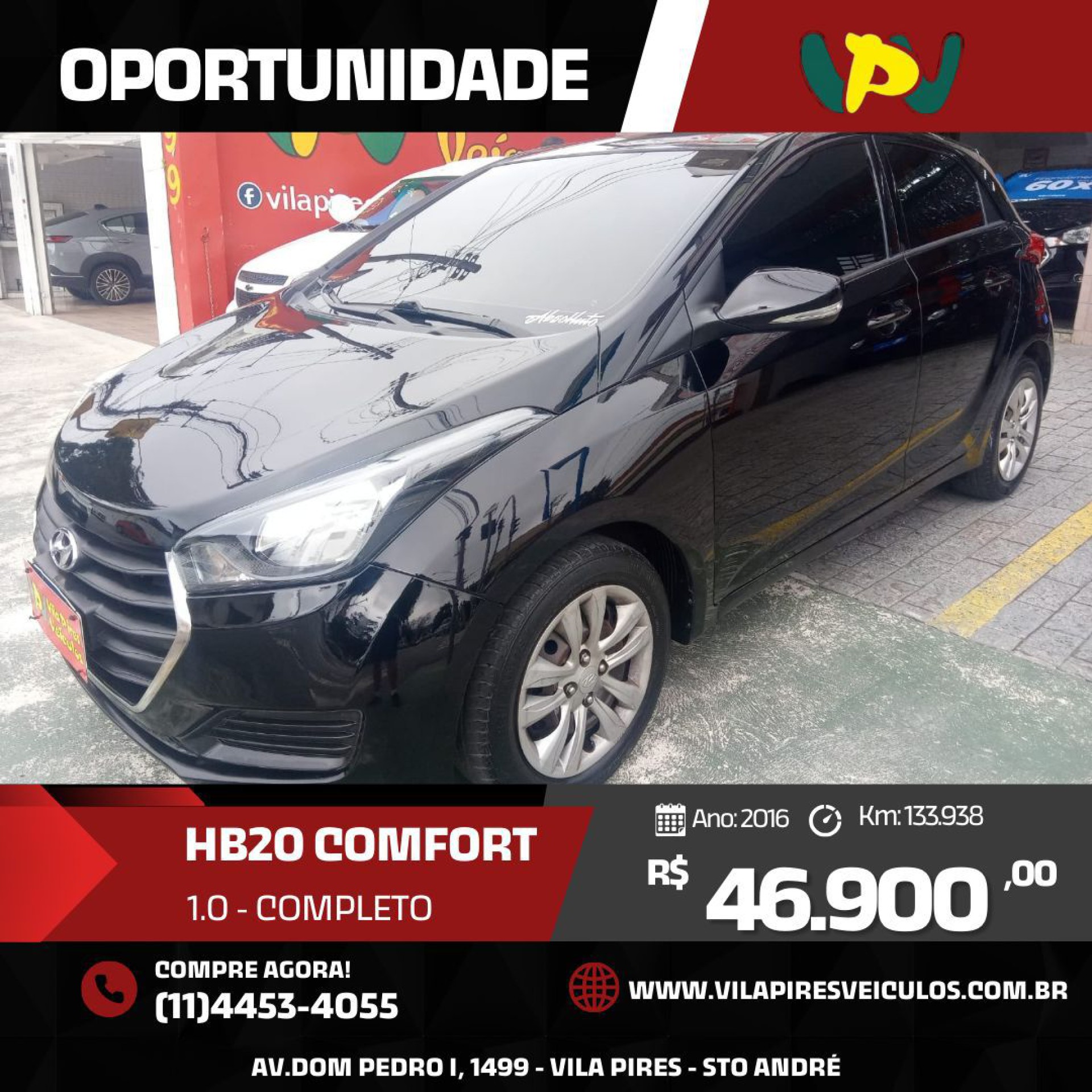 Foto Hb20 Comf./c.plus/c.style 1.0 Flex 12v