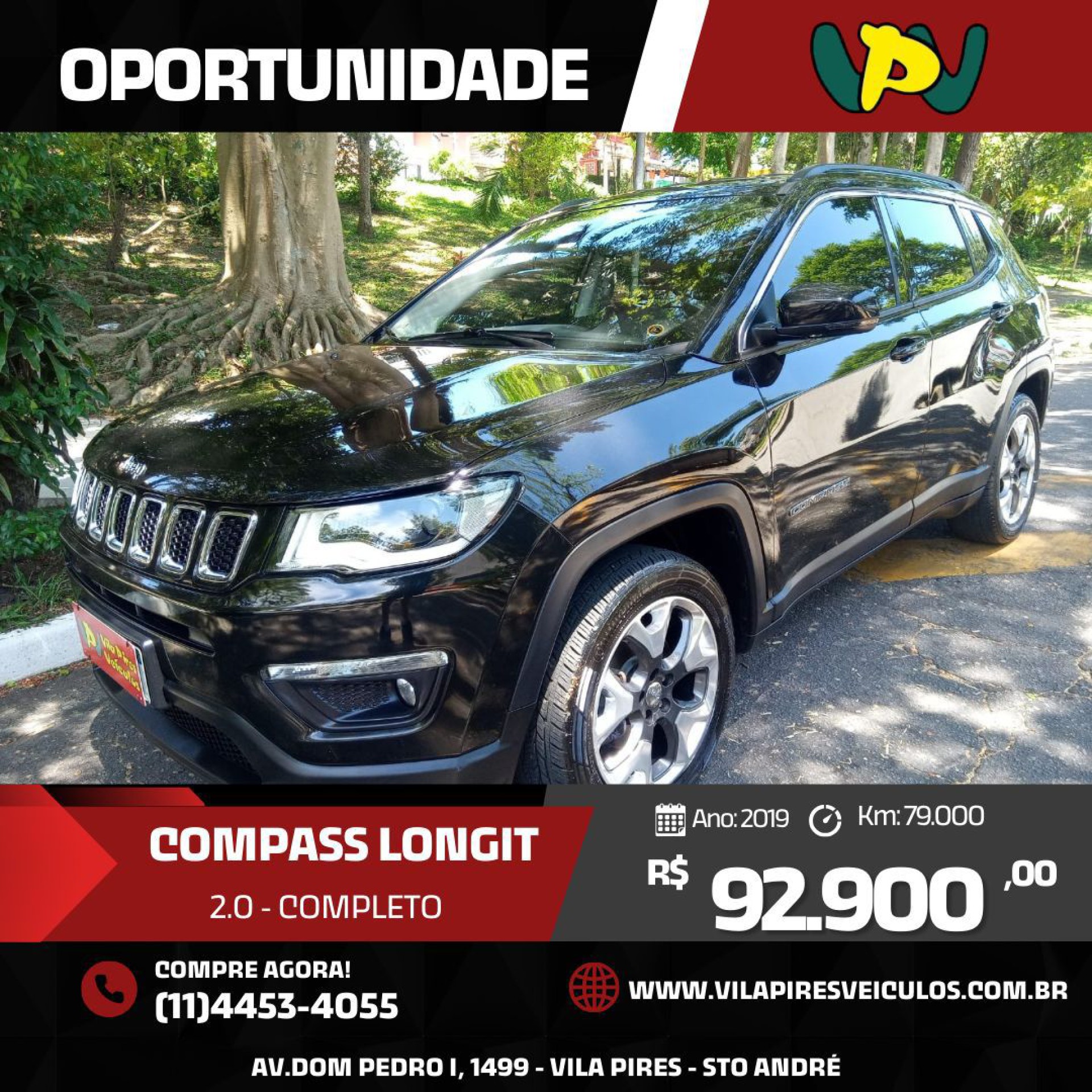 Foto Compass Longitude 2.0 4x2 Flex 16v Aut.