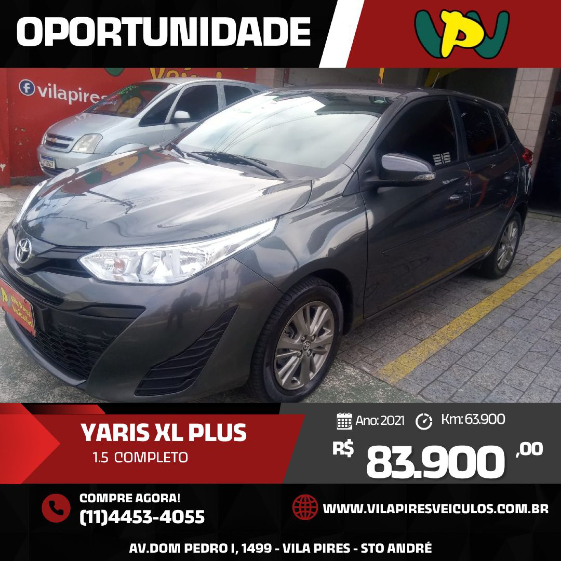 Foto Yaris Xl Plus Con. 1.5 Flex 16v 5p Aut.