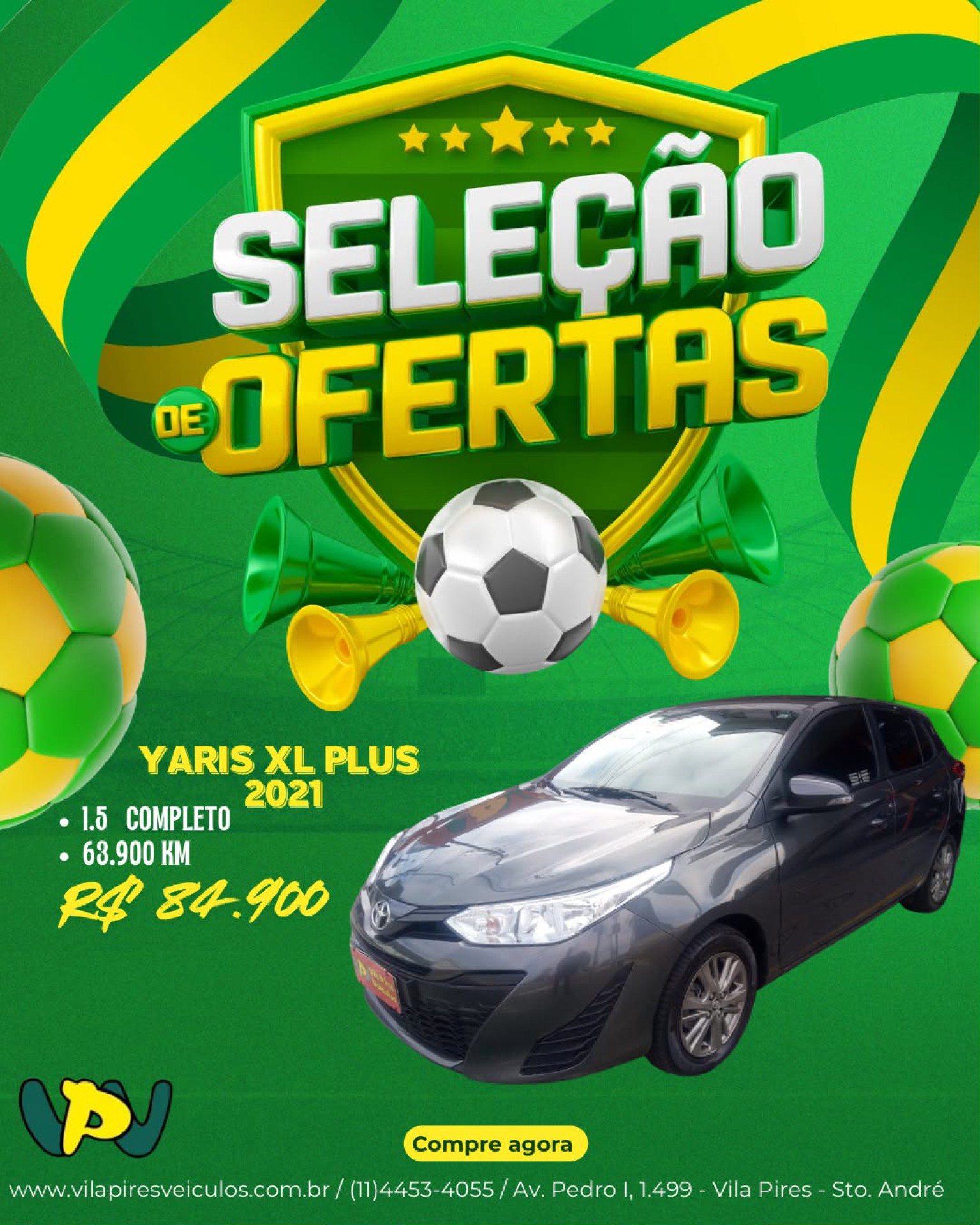 Foto Yaris Xl Plus Con. 1.5 Flex 16v 5p Aut.