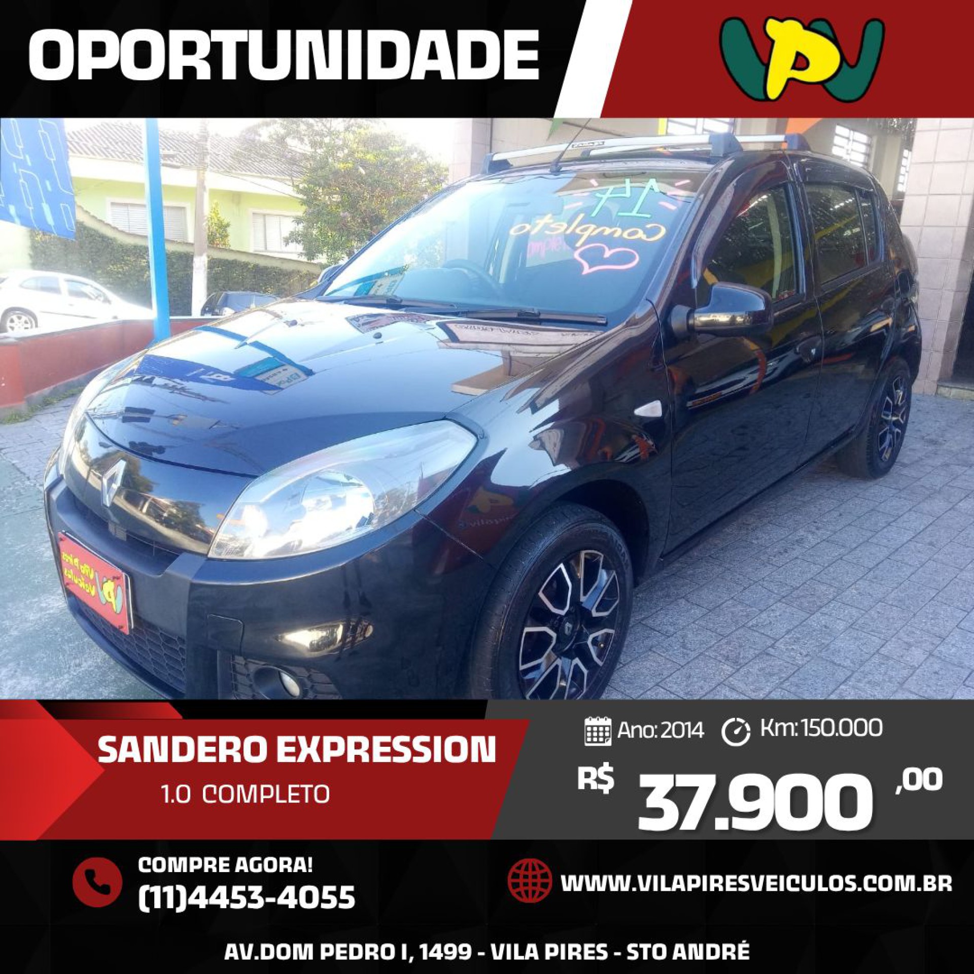 Foto Sandero Expression Hi-flex 1.0 16v 5p