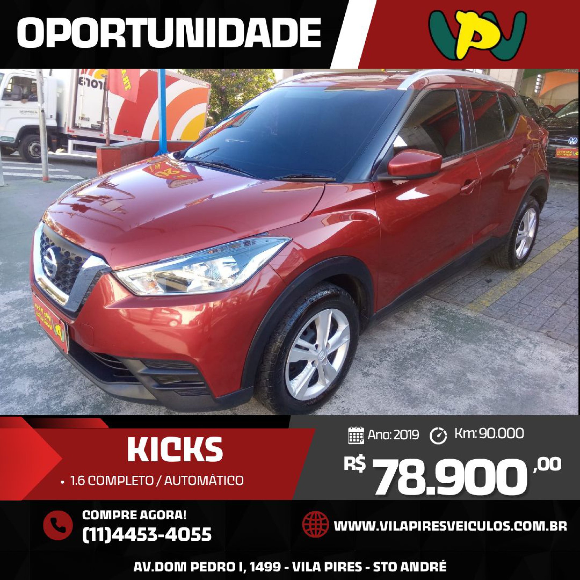 Foto Kicks S Direct 1.6 16v Flex 5p Aut.
