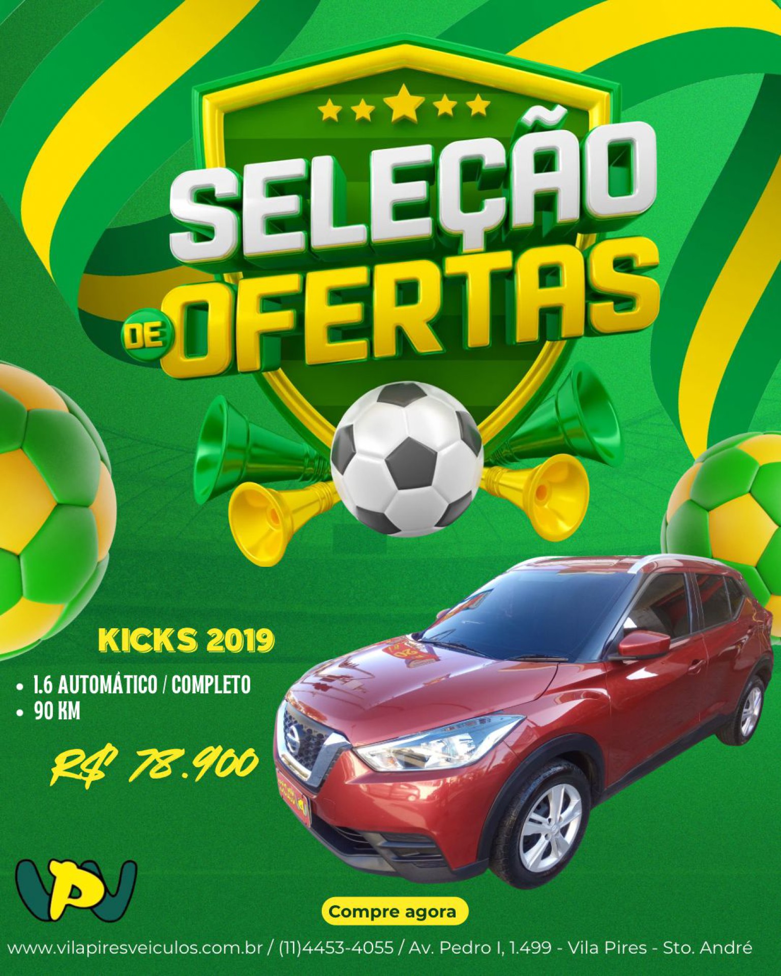 Foto Kicks S Direct 1.6 16v Flex 5p Aut.
