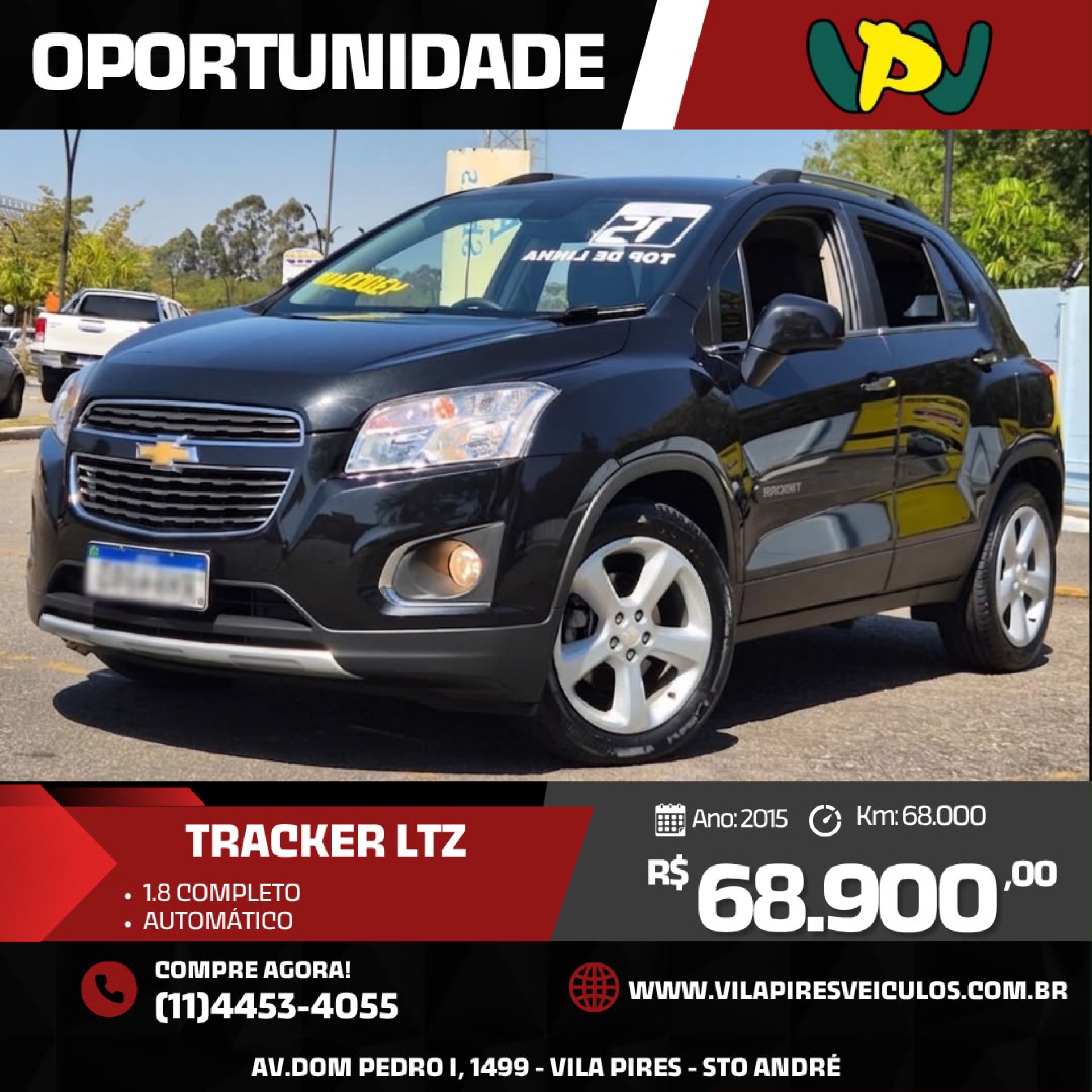 Foto Tracker Ltz 1.8 16v Flex 4x2 Aut.